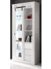 Furn.Design Vitrine weiß Hochglanz 93 x 201 cm, Vitrinenschrank mit Soft-Close