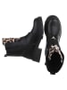 Ital-Design High Heel in Schwarz und Leo