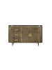 Giner y Colomer Sideboard aus Mangoholz und Bronze 150 cm in Gold