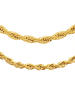 Steel_Art Schmuckset Herren mit Halskette und Armband Set Nick goldfarben in goldfarben