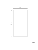 Beliani Outdoorteppich BALASORE in Beige/Weiß - (W) 80 x (L) 150 cm