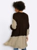 Heine Strickjacke in champagner-sesam-gestreift