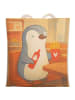 Mr. & Mrs. Panda Tasche Pinguin Pommes Design ohne Spruch in Weiß