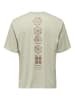 Only&Sons T-Shirt 2er-Set Rundhals Kurzarm in Grau-Blau