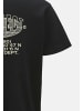 JACK & JONES Junior T-Shirt 'Concrete Globe' in schwarz