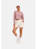 Puma Shorts 'ESS SCRIPT HIGH-WAIST' in beige