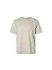 Selected T-Shirt in oatmeal