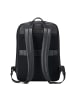 Roncato Alaska Rucksack RFID Schutz Leder 39.5 cm Laptopfach in nero