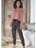 VIVANCE DREAMS Pyjama in aprikose-schwarz
