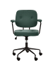Beliani Bürostuhl PAWNEE in Grün/Schwarz - (W) 62 x (H) 88 x (L) 43 cm