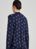 Schiesser Longsleeve Mix & Relax in dunkelblau-gem.