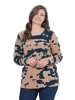 LAURASØN Langarmshirt in walnuss