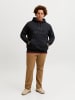 JACK & JONES PLUS Kapuzenpullover in Black