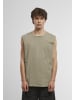Urban Classics Urban Classics Herren Open Edge Sleeveless Tee in paleolive