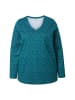 Ulla Popken Longshirt in meer blau