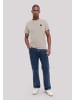F4NT4STIC T-Shirt Smiley Dark in sand