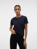 Vero Moda 2er Pack Basic T-Shirt VMPAULA in Dunkelblau-2