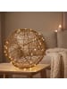 relaxdays LED Dekokugel in Gold - Ø 30 cm