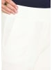 GOLDNER Elegante Sommerhose mit Dehnbund in weiß