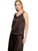 Zero  Basic-Top mit V-Ausschnitt in Chocolate Plum