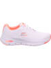 Skechers Lowtop-Sneaker ARCH FIT - INFINITY COOL in white/pink