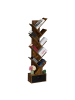 relaxdays Bücherregal in Braun - (B)38 x (H)146 x (T)22 cm