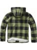 Brandit Jacke "Lumber Jacket Hooded" in Grün