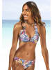 Vivance Triangel-Bikini-Top in grau-bedruckt