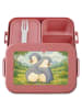 Mr. & Mrs. Panda Bento Box Pinguine Kuscheln Design ohne Spruch in Rot Pastell