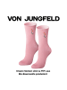 von Jungfeld Stickmotiv Blumen in Stick Rosa