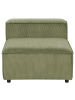 Beliani Sofaelement ARDAL in Grün/Schwarz - (W) 88 x (H) 68 x (L) 120 cm