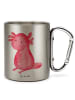 Mr. & Mrs. Panda Tasse Axolotl Niedlich ohne Spruch in Silber