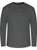 normani Herren Langarm Shirt aus Bio-Baumwolle Neuville in Anthrazit