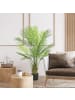 HOMCOM Kunstpflanze-Ø16,5cm x 120H cm-Grün