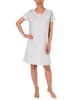 NORMANN Nachthemd kurzarm print - 45225 in grau