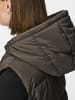 Pieces Steppweste in Black Olive