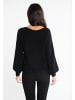 faina Damen Strickpullover in schwarz