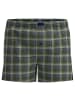Tom Tailor Web-Boxershorts 2er Pack in Dunkelgrün/Dunkelblau