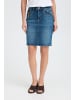 Pulz Denimrock PZKAROLINA Pencil shape in Medium Blue Denim