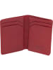 Esquire Oslo Kreditkartenetui RFID Leder 8 cm rot