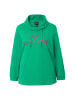 Ulla Popken Sweatshirt in smaragdgrün