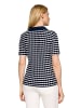 Betty Barclay Poloshirt mit Struktur in Dunkelblau/Weiß