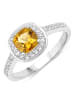 Rafaela Donata Ring Sterling Silber Citrin in silber