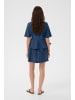 CULTURE Bluse kurzarm CUmai Feminine in Dark Blue Wash