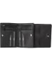 VLD VOi Leather Design Soft Gabi Geldbörse Leder 14 cm in schwarz