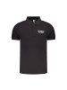 ACCADEMIA MILITARE Schwarz Baumwolle Herren Polo Hemd