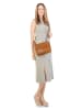 Samantha Look Umhängetasche echt Leder in cognac