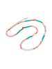IZIA Women Necklace With Beads in Rose Turquoise
