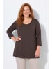 Ulla Popken Shirt in mahagoni