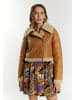 faina Lederjacke in Cognac